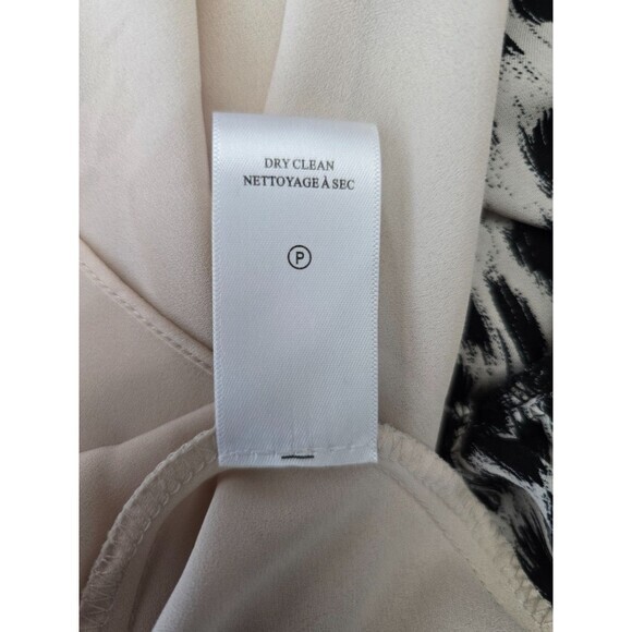 NEW! $595 A.L.C. Womens Silk Halter Leopard-Print Dress Black & Cream alc - Picture 11 of 11